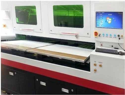 Glass laser cutting equipment, equipment photo from the company brochure