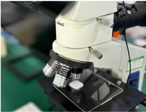 Microscope inspection equipment, equipment photo from the company brochure