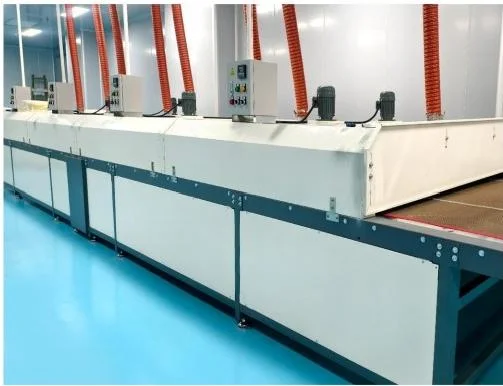 Baking & curing equipment, equipment photo from the company brochure